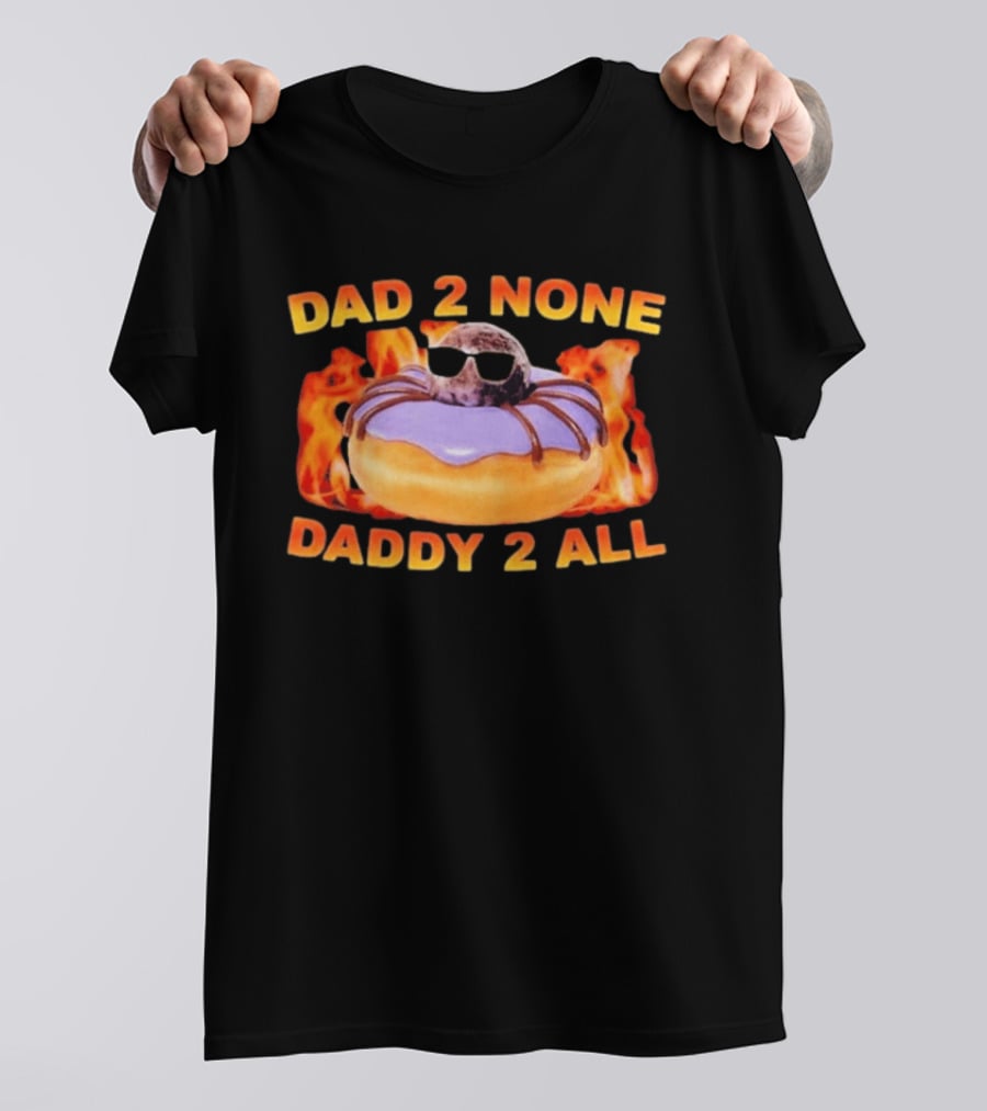 Dad 2 None Daddy 2 All Donut Spider T-Shirt