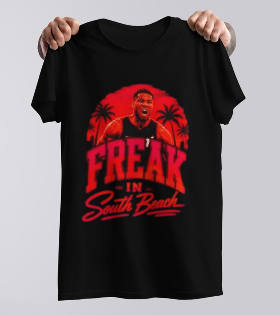 Freak In South Beach Miami Heat NBA T-Shirt