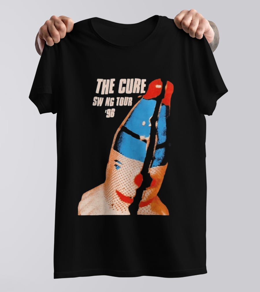 The Cure Swing Tour 96 Clown Face T-Shirt