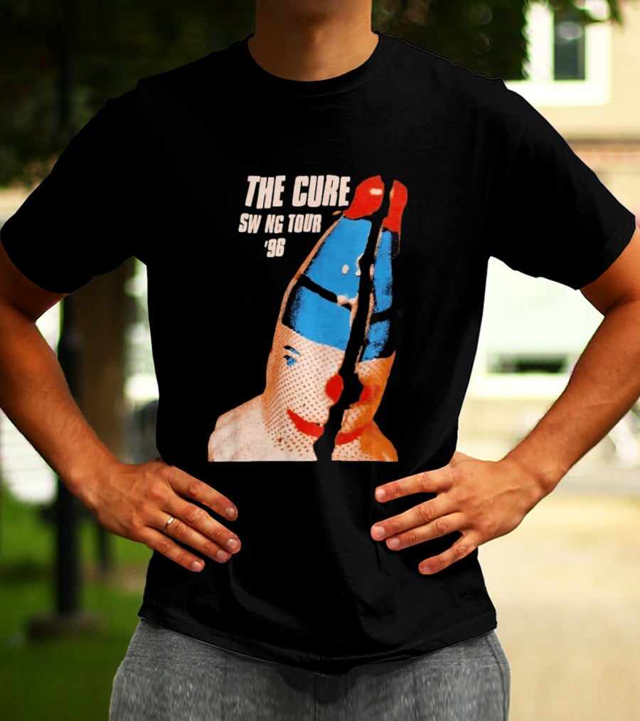 The Cure Swing Tour 96 Clown Face T-Shirt