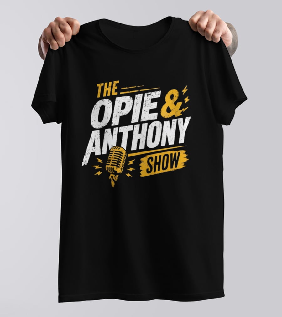 The Opie And Anthony Show Podcast Microphone T-Shirt