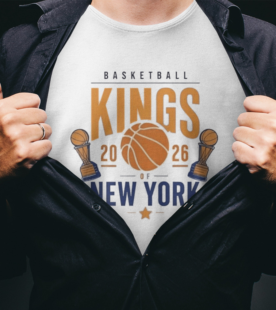 Basketball Kings 2026 Dual Trophy New York T-Shirt
