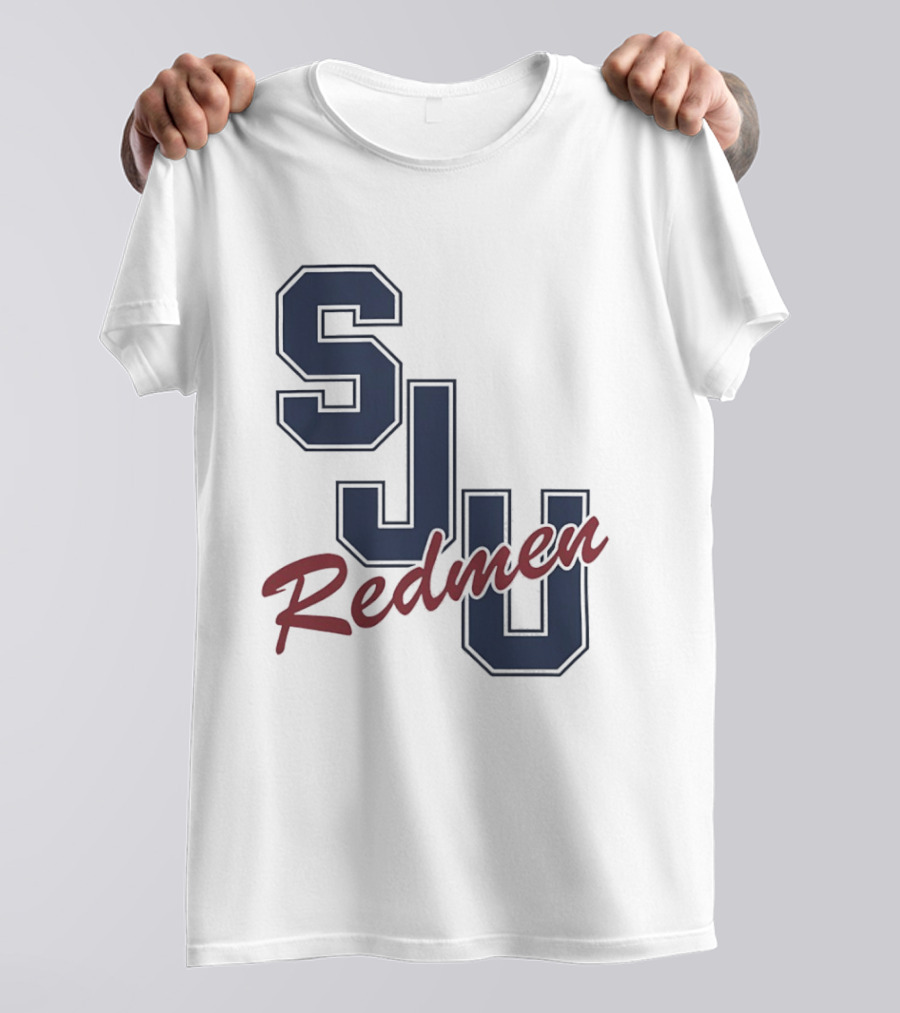 SJU Redmen Saint Johns University Vintage College Sports Memorabilia T-Shirt