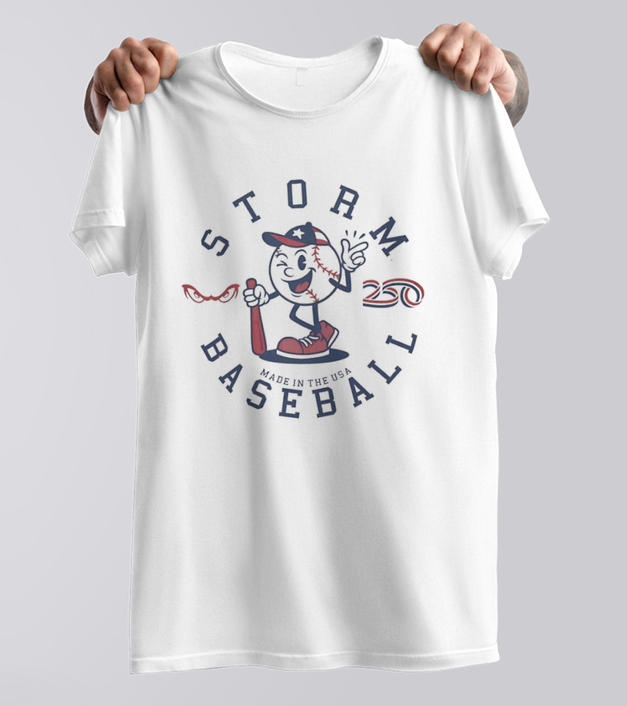 Lake Elsinore Storm Baseball 25th Anniversary 25 Minor League Celebration T-Shirt