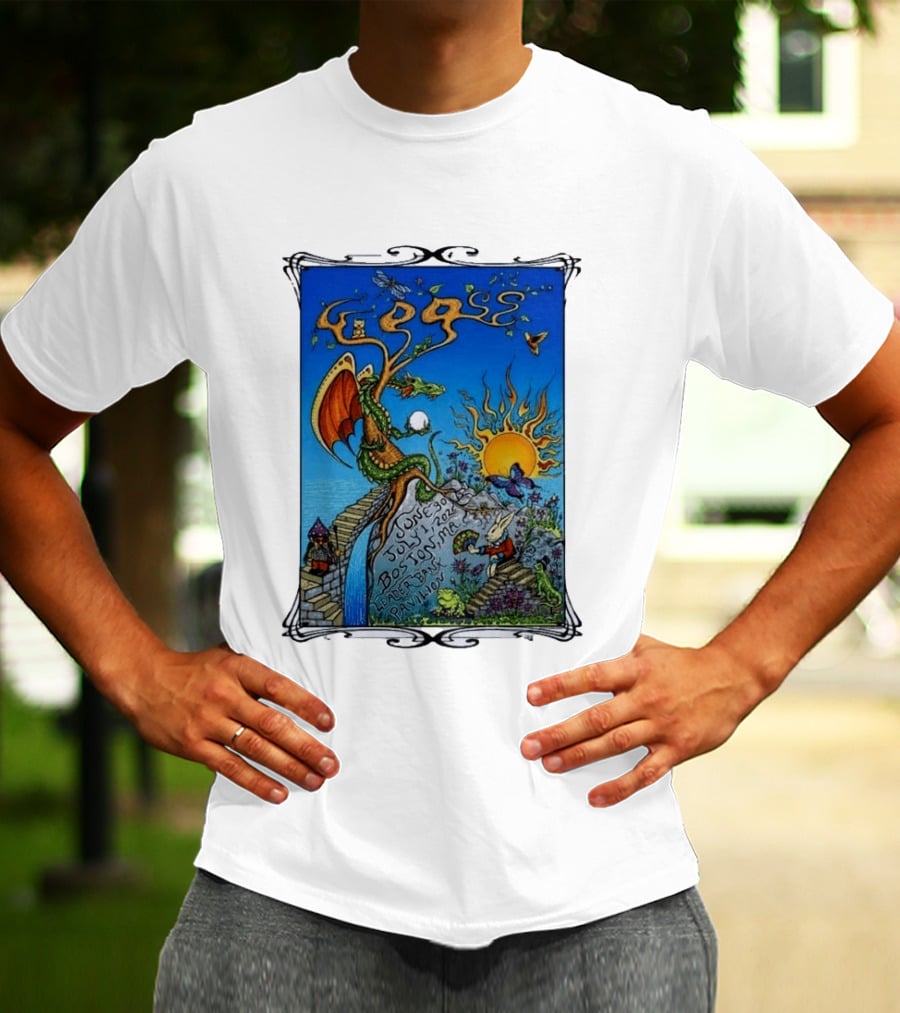 Goose July 2026 Boston Dragon Fantasy Art Leader Bank Pavilion T-Shirt