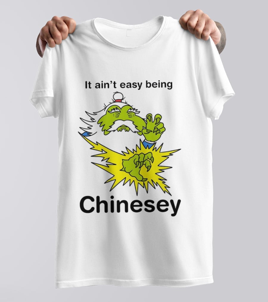 It Ain't Easy Being Chinesey Green Creature Martial Arts T-Shirt