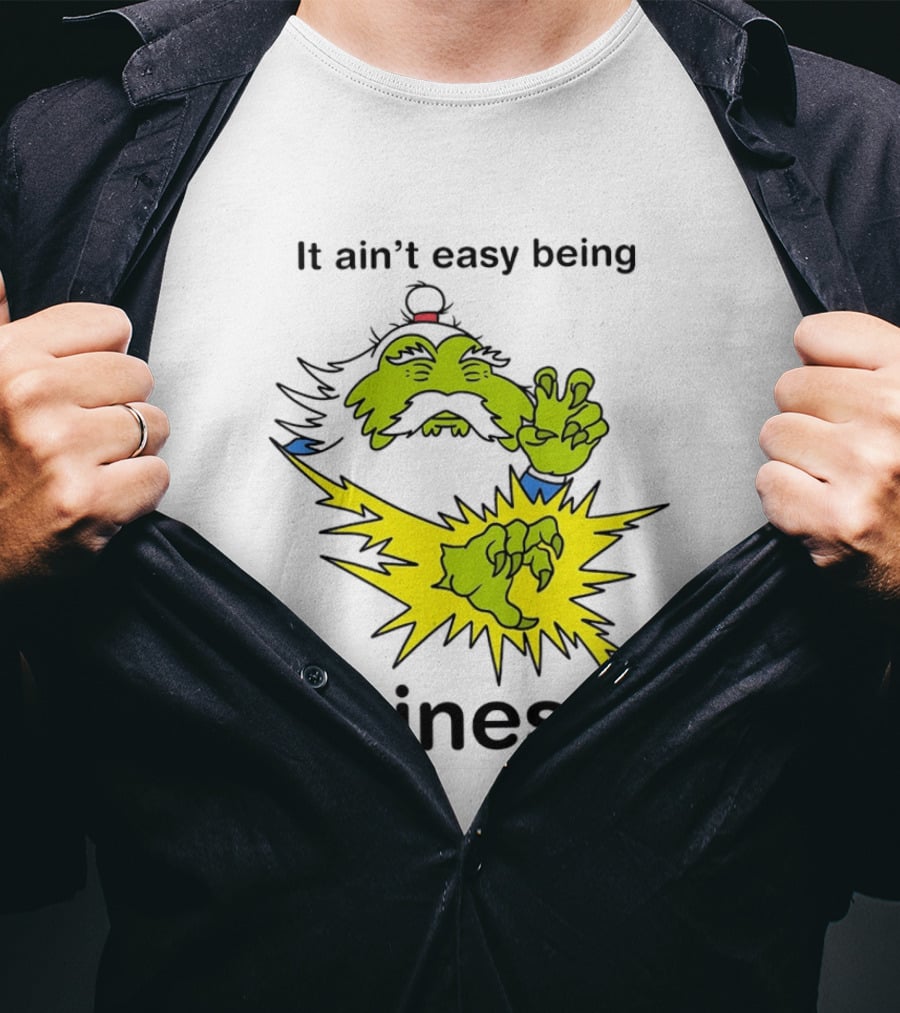 It Ain't Easy Being Chinesey Green Creature Martial Arts T-Shirt
