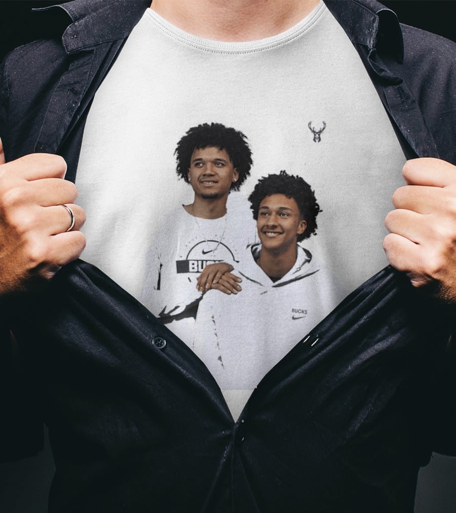 Nate Ament Brayden Burries Milwaukee Bucks Basketball Nike Step Brothers T-Shirt