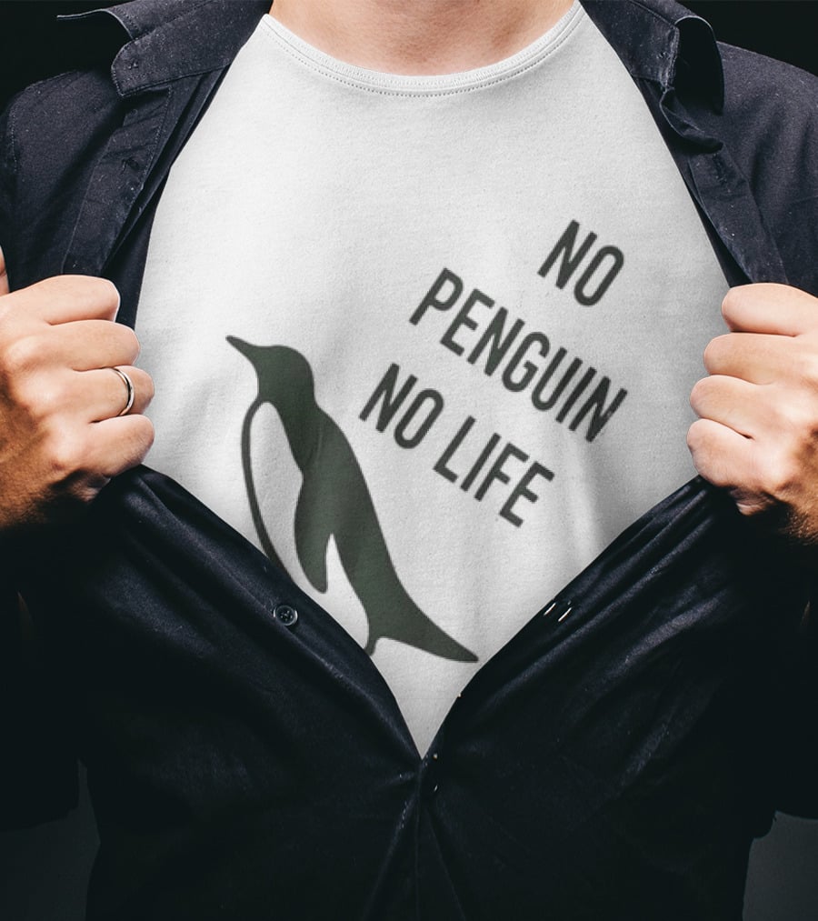 No Penguin No Life Penguin Lover T-Shirt