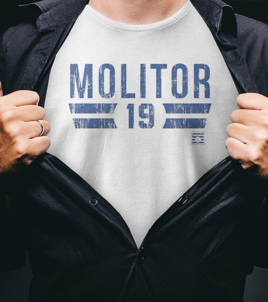 Molitor 19 Toronto Blue Jays HOF Name And Number T-Shirt
