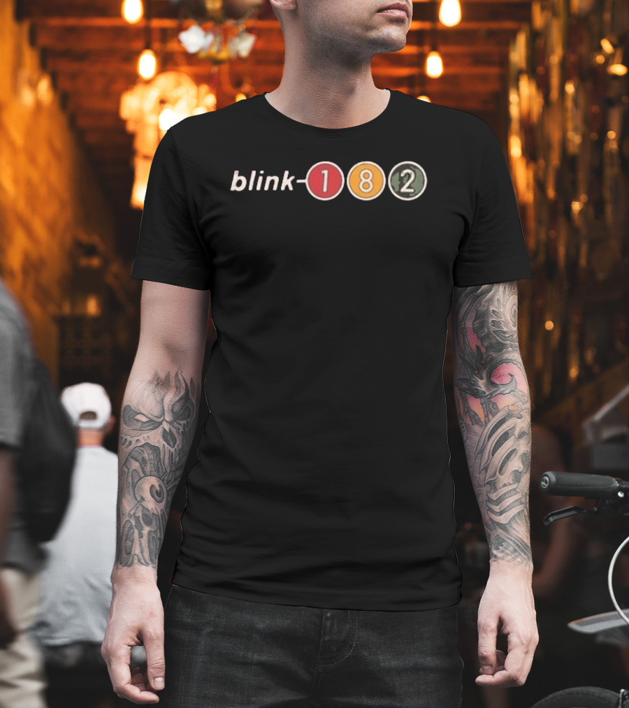 Blink 182 Take Off Your Pants And Jacket Vintage Album Icon Numbers T-Shirt