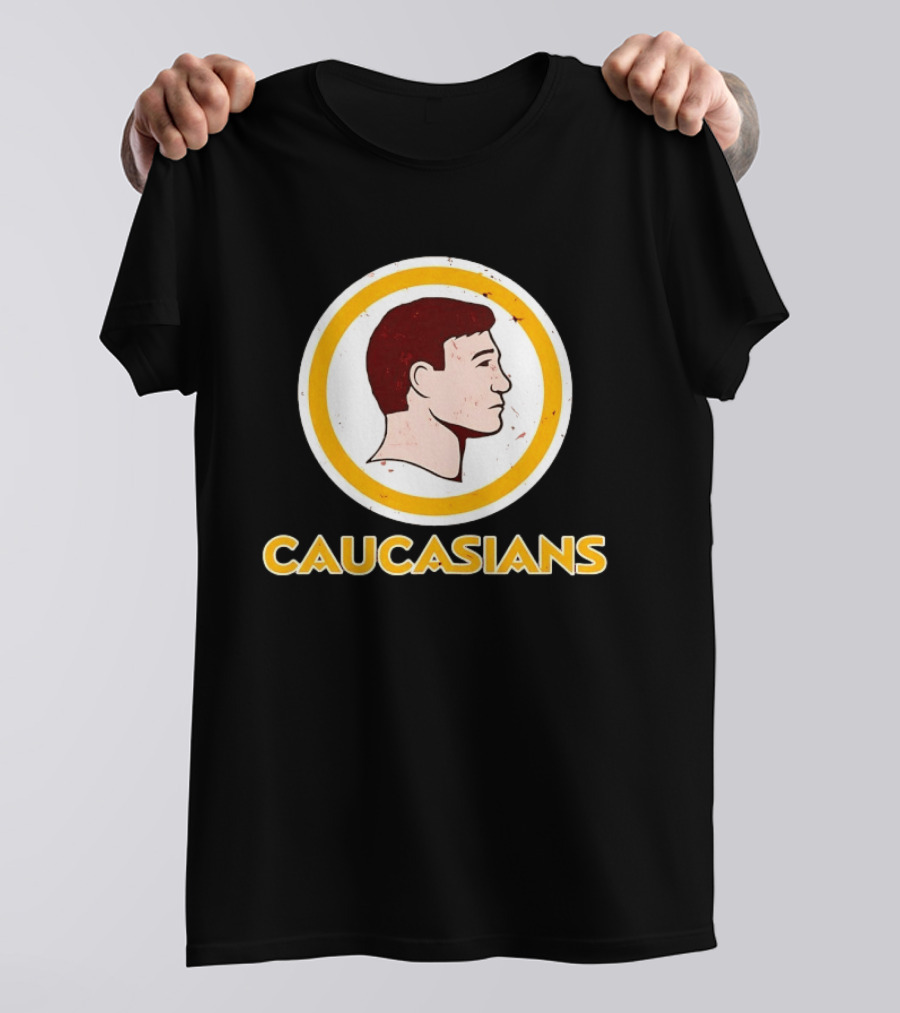 Caucasians Satire Humor Sports Team T-Shirt