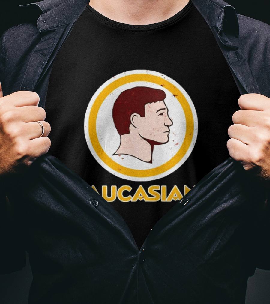 Caucasians Satire Humor Sports Team T-Shirt