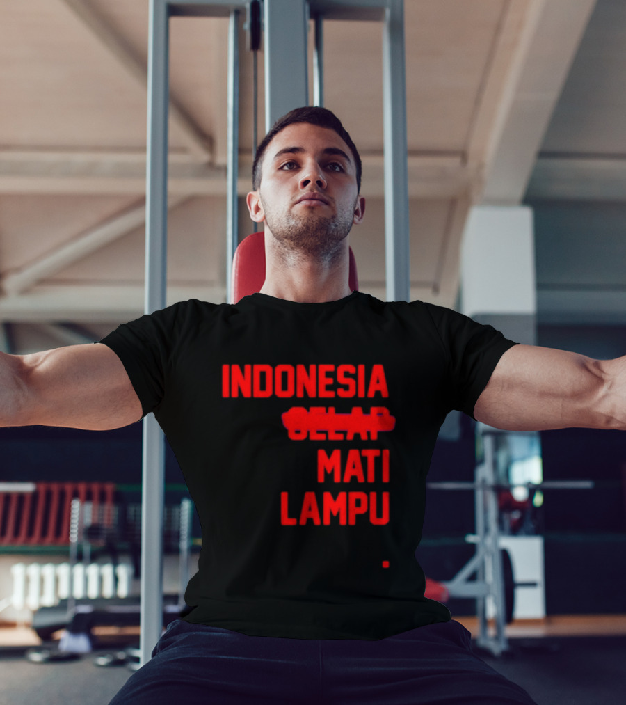 Indonesia Gelap Mati Lampu Blackout T-Shirt