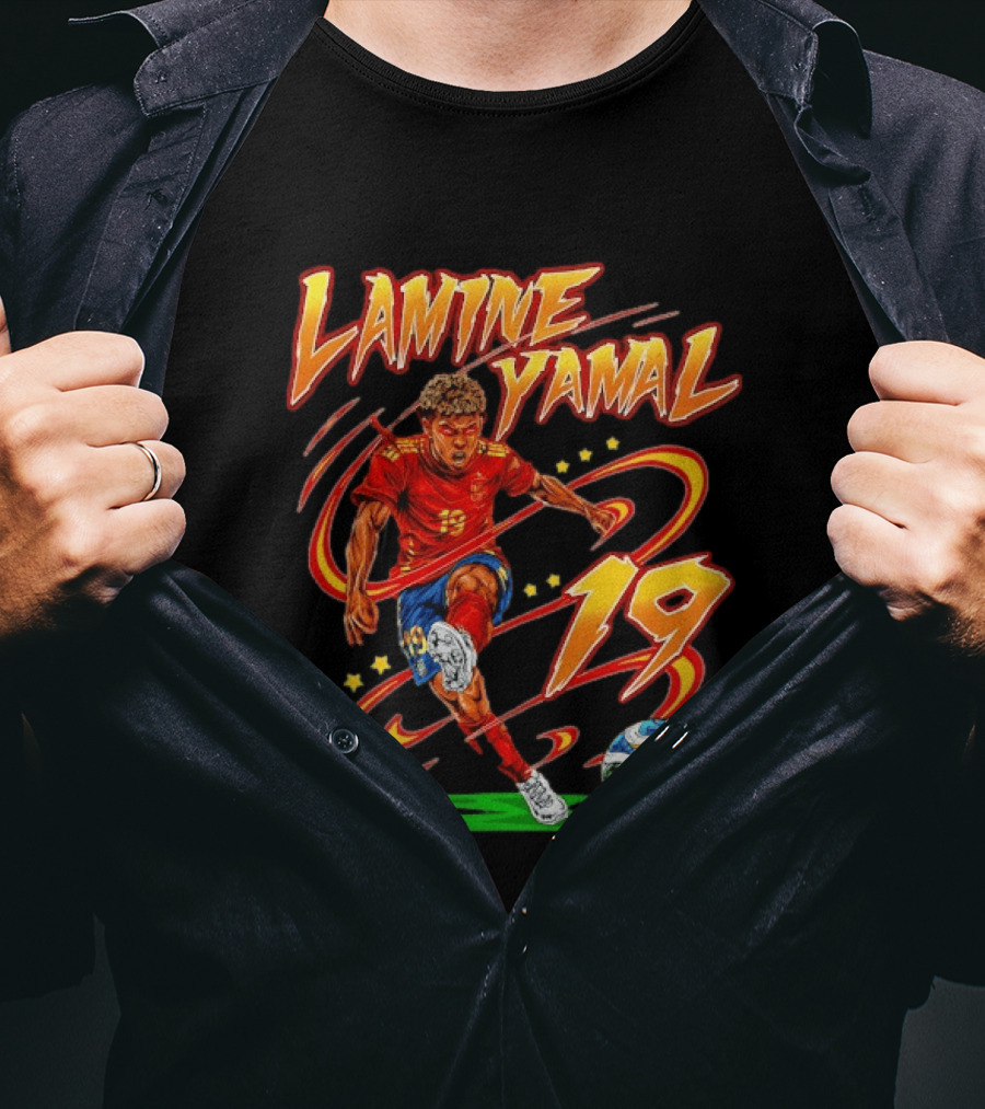 Lamine Yamal Spain National Football Team 19 Soccer Star T-Shirt
