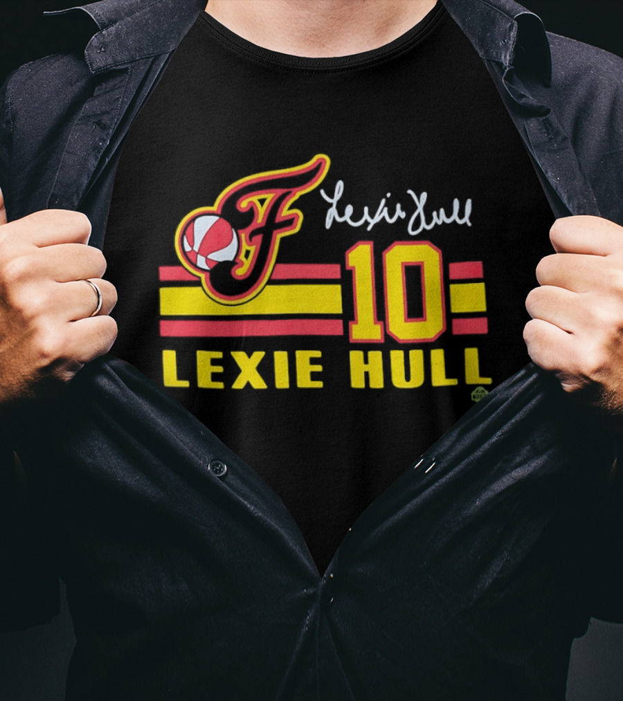 Lexie Hull 10 Indiana Fever WNBA Basketball T-Shirt
