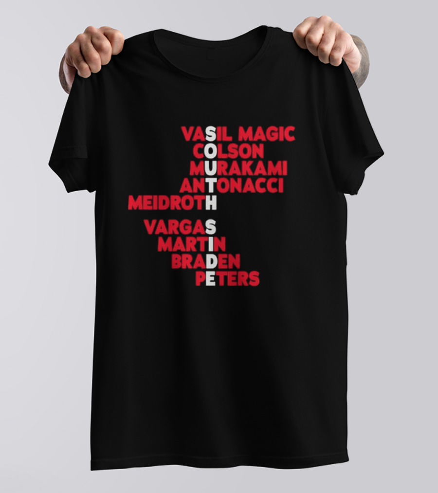 South Side Baseball 2026 Vasil Magic Colson Murakami Antonacci White Sox T-Shirt