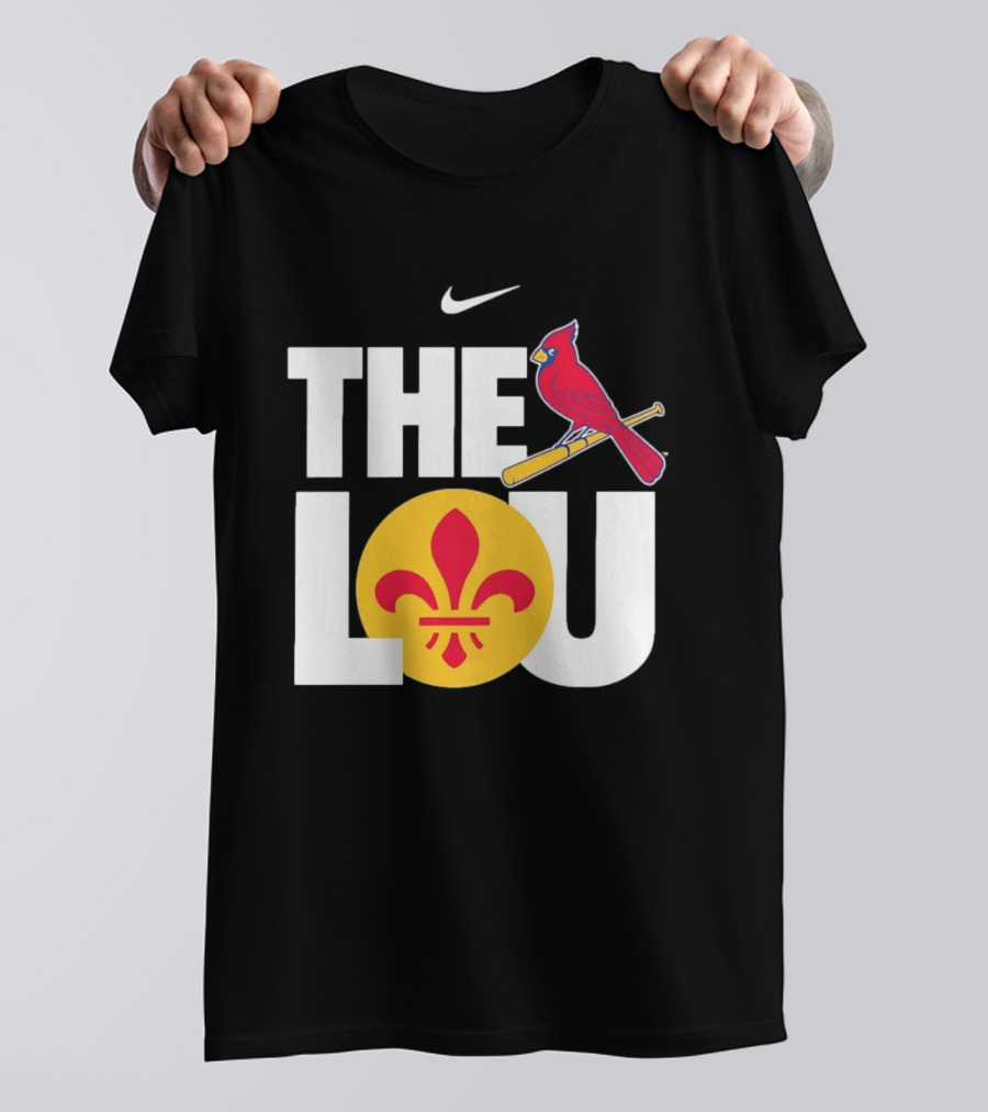 Nike St. Louis Cardinals The Lou Fleur De Lis Classic Baseball Fan Gear T-Shirt