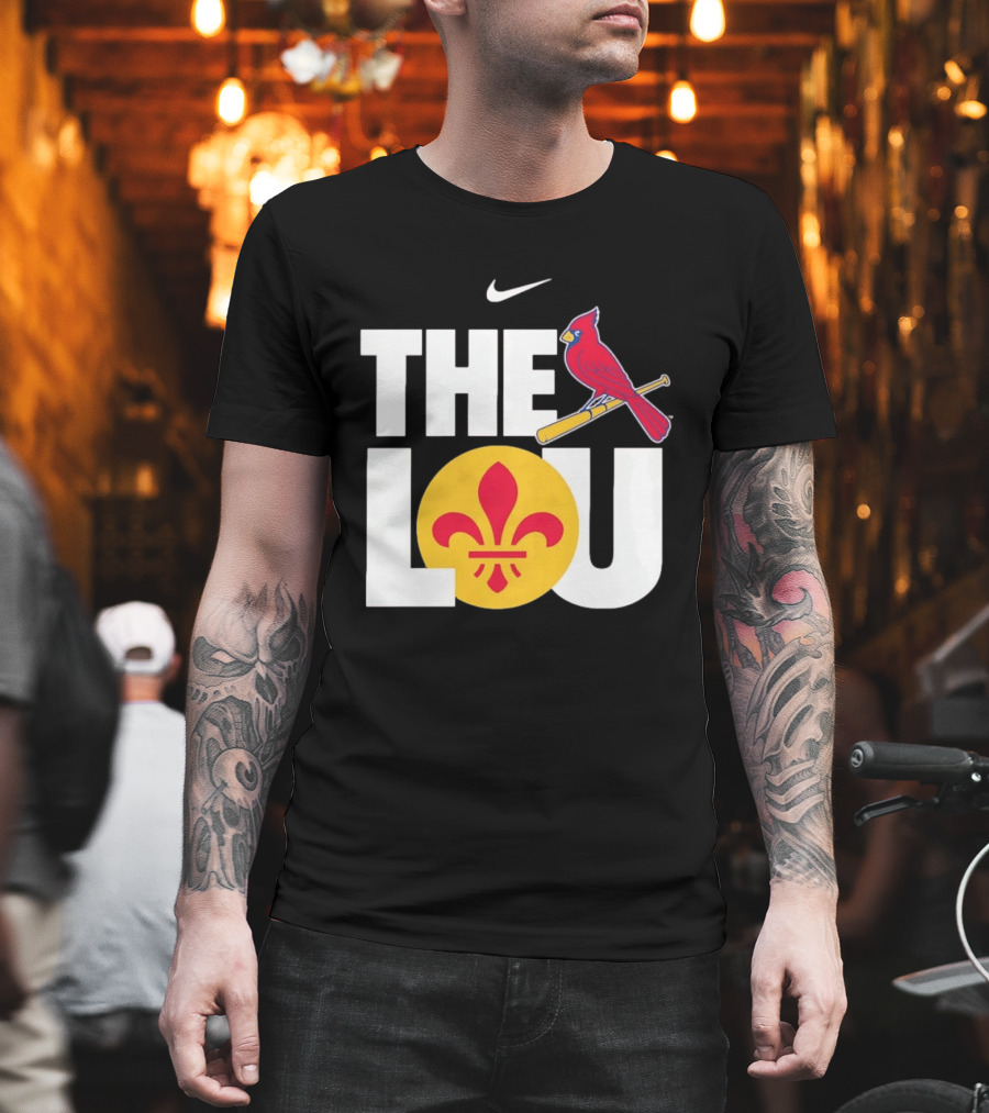 Nike St. Louis Cardinals The Lou Fleur De Lis Classic Baseball Fan Gear T-Shirt