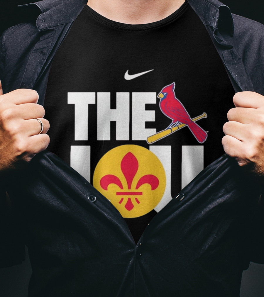 Nike St. Louis Cardinals The Lou Fleur De Lis Classic Baseball Fan Gear T-Shirt