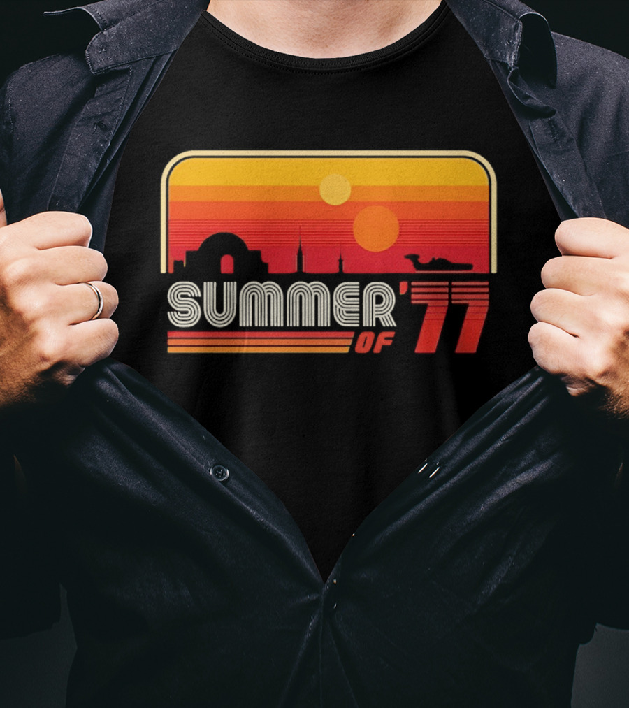 Summer Of '77 Retro Sunset Vibes T-Shirt