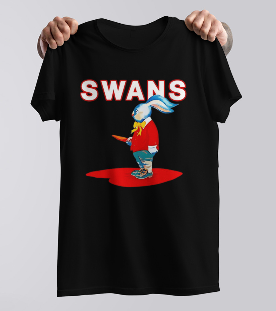 Swans Rabbit With Carrot Red Suit Michael Gira T-Shirt