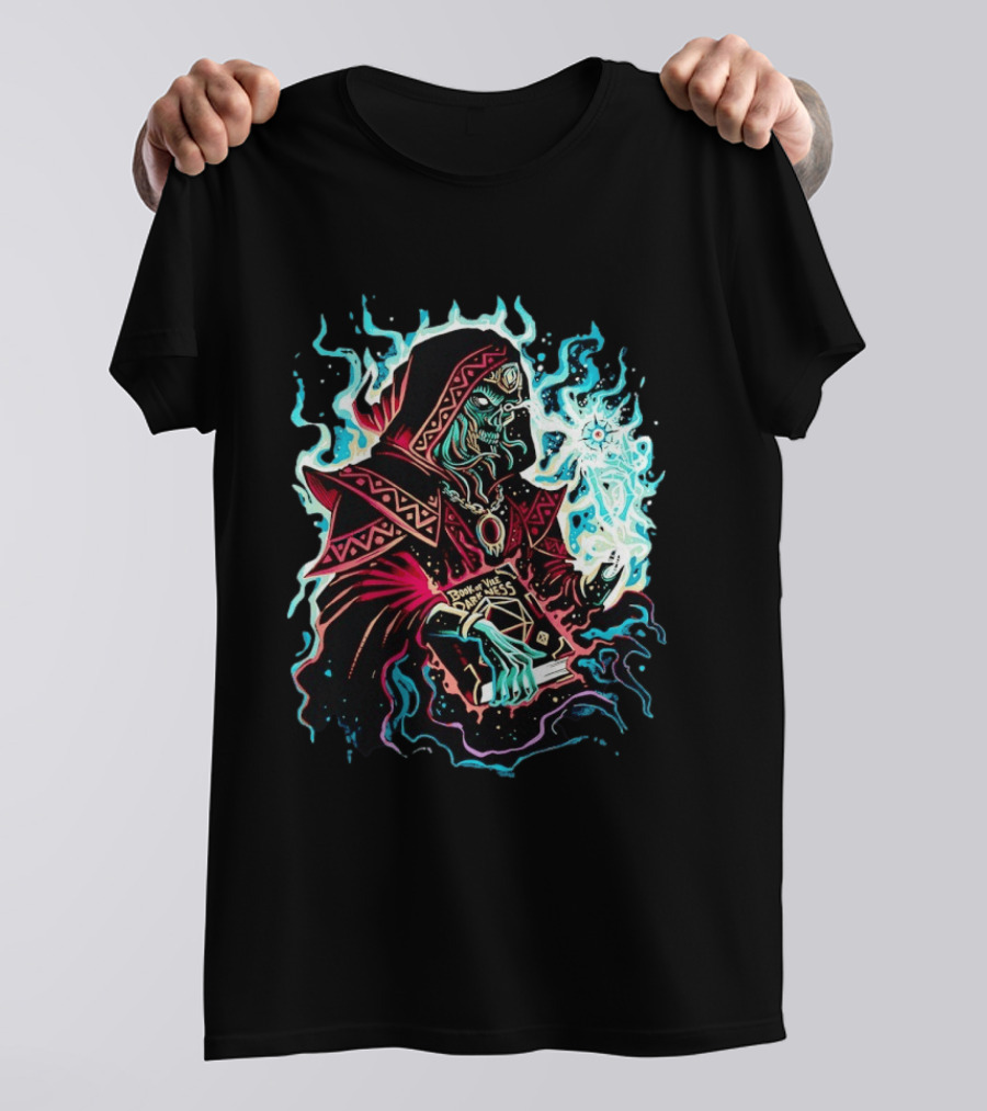 The Arch Lich Archlich Book Of Darkness Magic Dungeons And Dragons T-Shirt