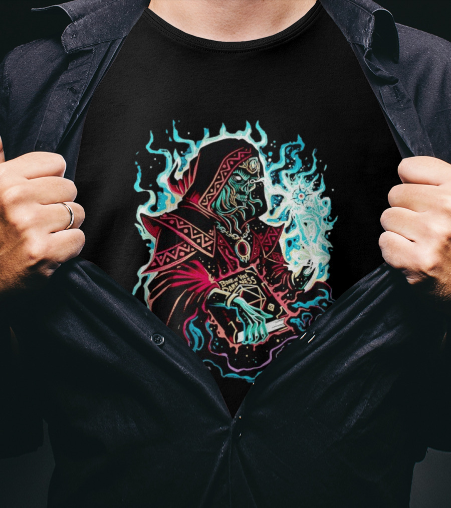 The Arch Lich Archlich Book Of Darkness Magic Dungeons And Dragons T-Shirt