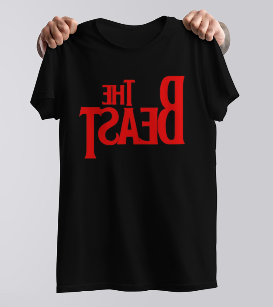 The Beast Bold Red Lettering T-Shirt