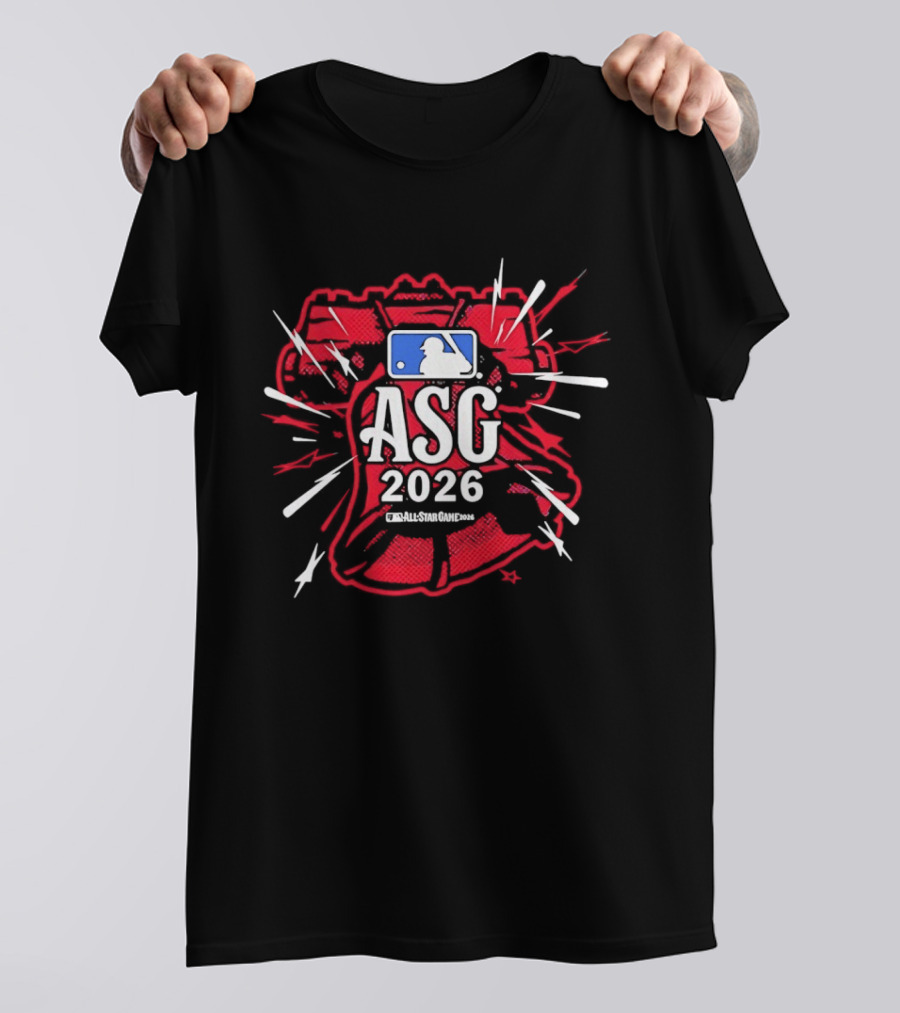 Philadelphia Phillies MLB All Star Game 2026 ASG Commemorative Baseball Glove MLB T-Shirt