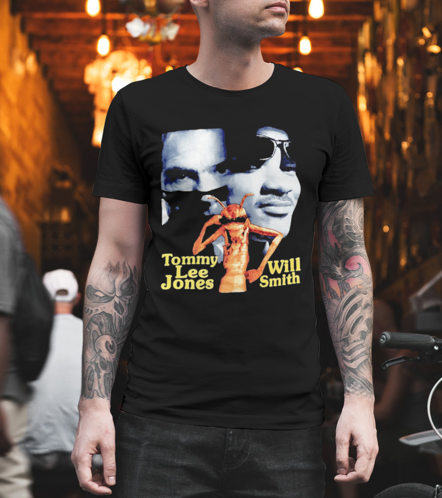 Tommy Lee Jones Will Smith Alien Men In Black T-Shirt