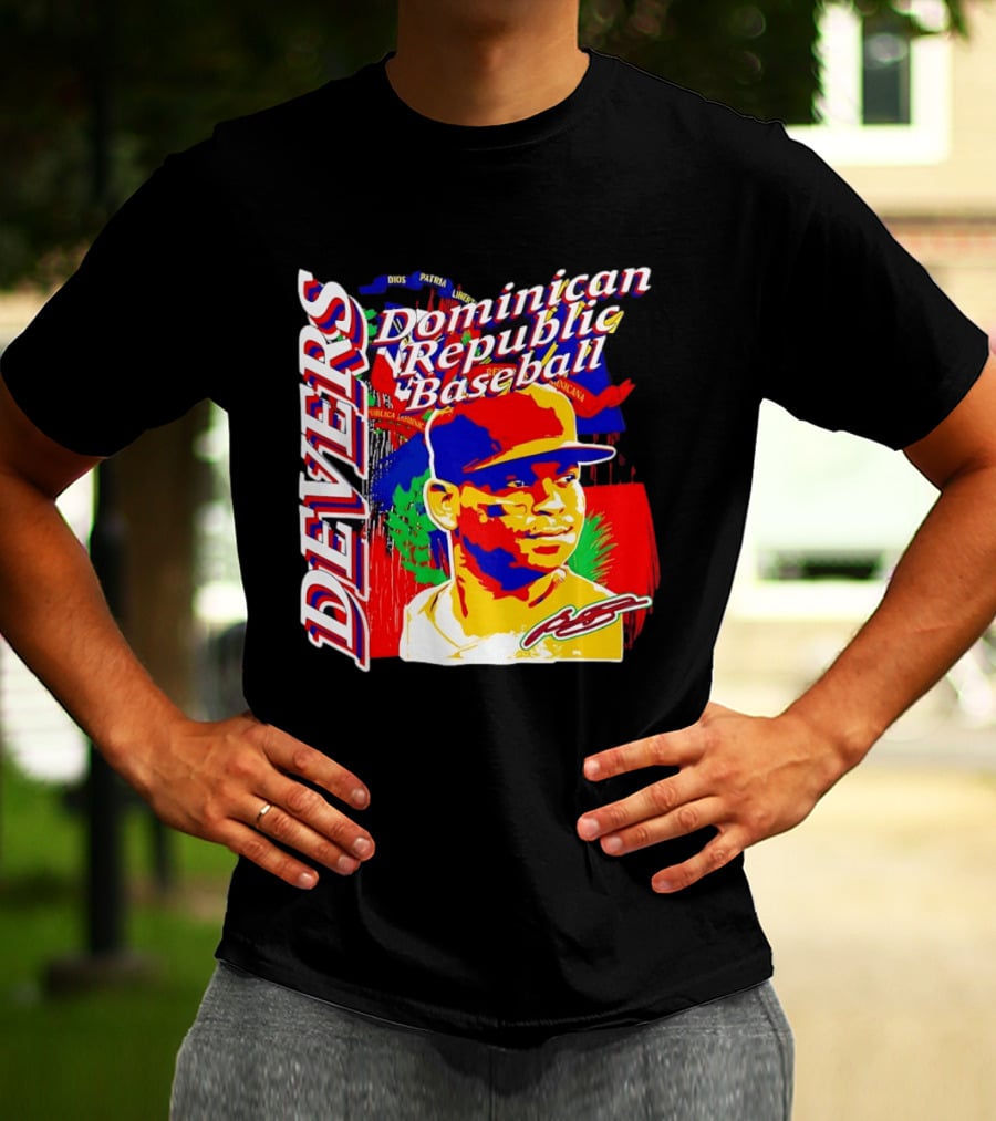 Rafael Devers Dominican Republic Baseball Boston Red Sox T-Shirt