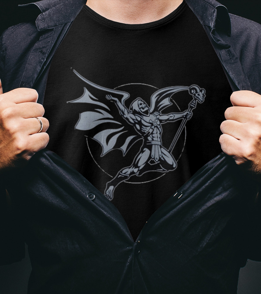Skeletor Black Sabbath Metal Master Iconic Dark Fantasy T-Shirt