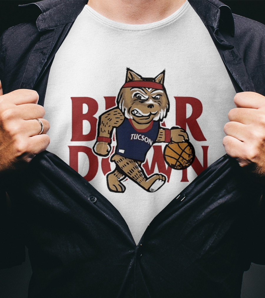 Bear Down Tucson Wildcats Basketball T-Shirt