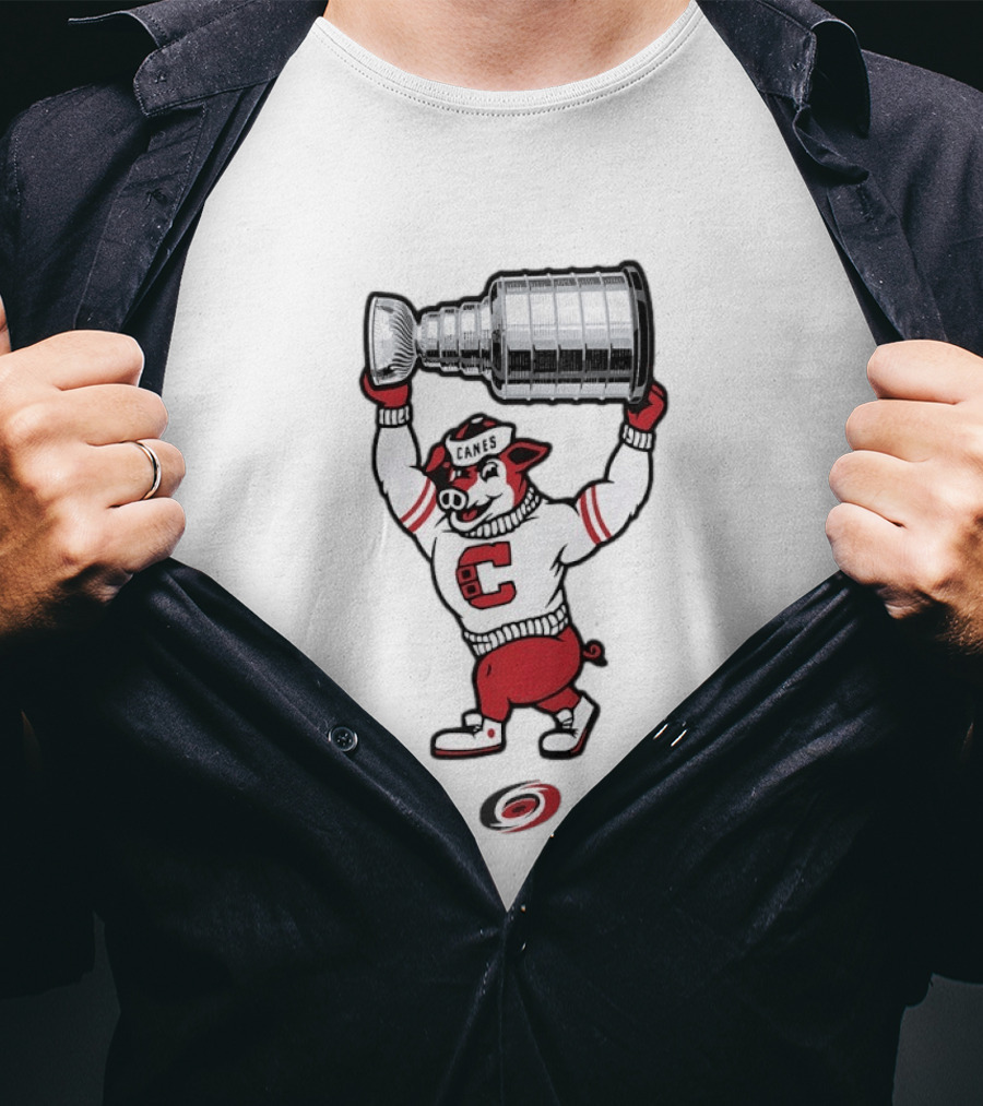Carolina Hurricanes Stormy Canes Stanley Cup Victory T-Shirt