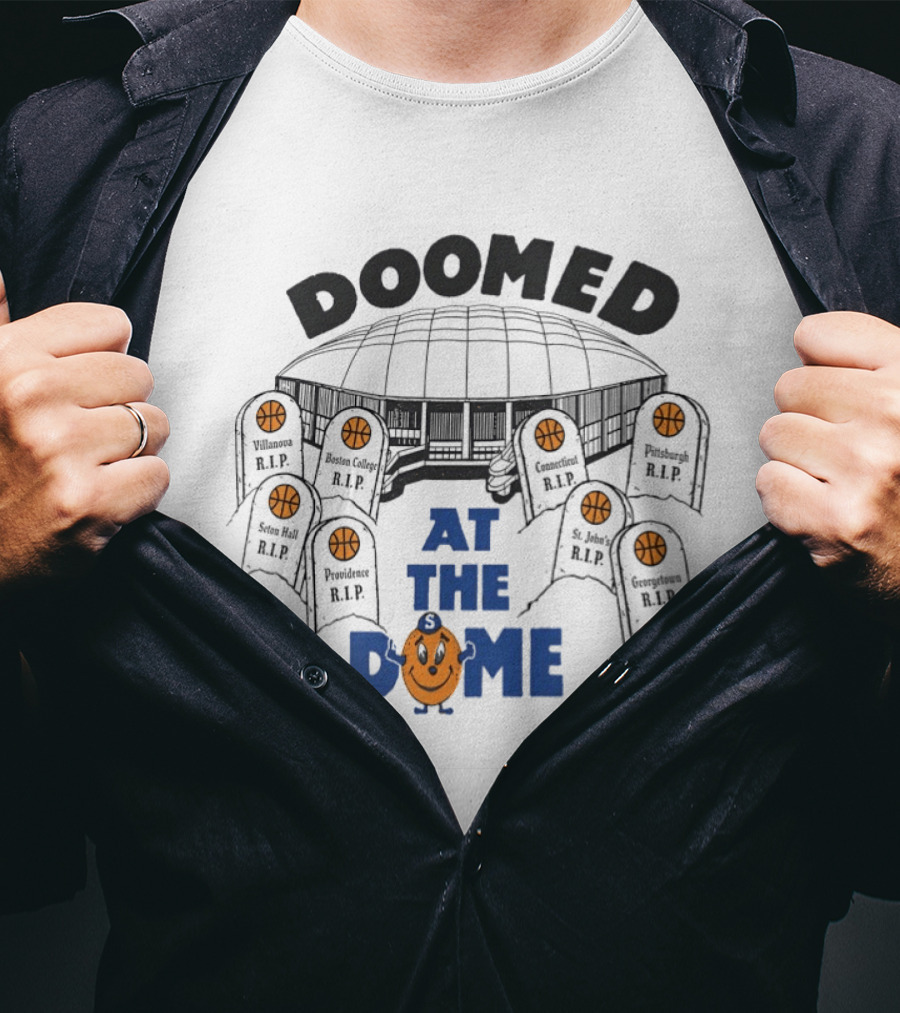 Doomed At The Dome Basketball Arena With Tombstones RIP T-Shirt
