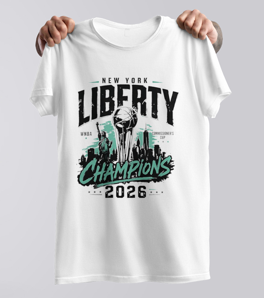 New York Liberty WNBA Champions 2026 T-Shirt