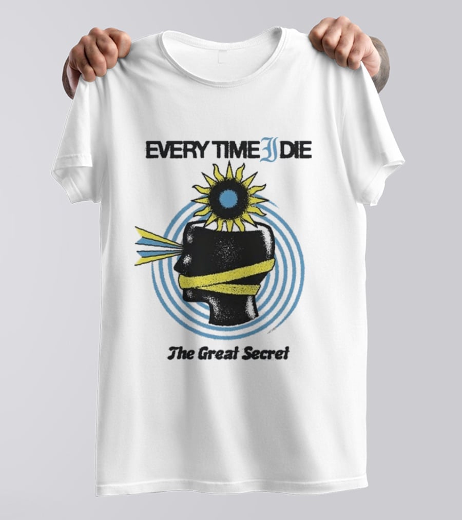 Every Time I Die The Great Secret Sunflower Head Exploding Concept T-Shirt