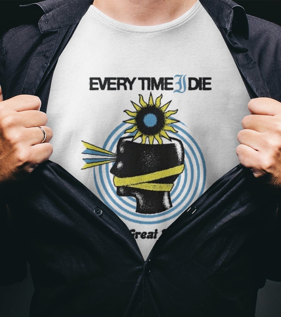 Every Time I Die The Great Secret Sunflower Head Exploding Concept T-Shirt