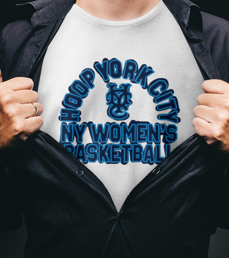 Hoop York City NY Women's Basketball New York Knickerbockers Basketball T-Shirt