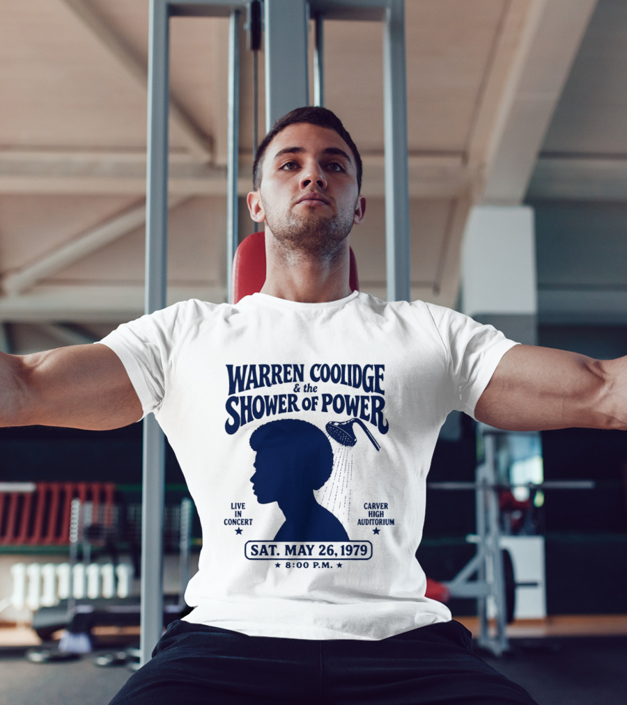 Warren Coolidge & The Shower Of Power Live In Concert Carver High Auditorium Sat May 26 1979 8:00 P.M. T-Shirt
