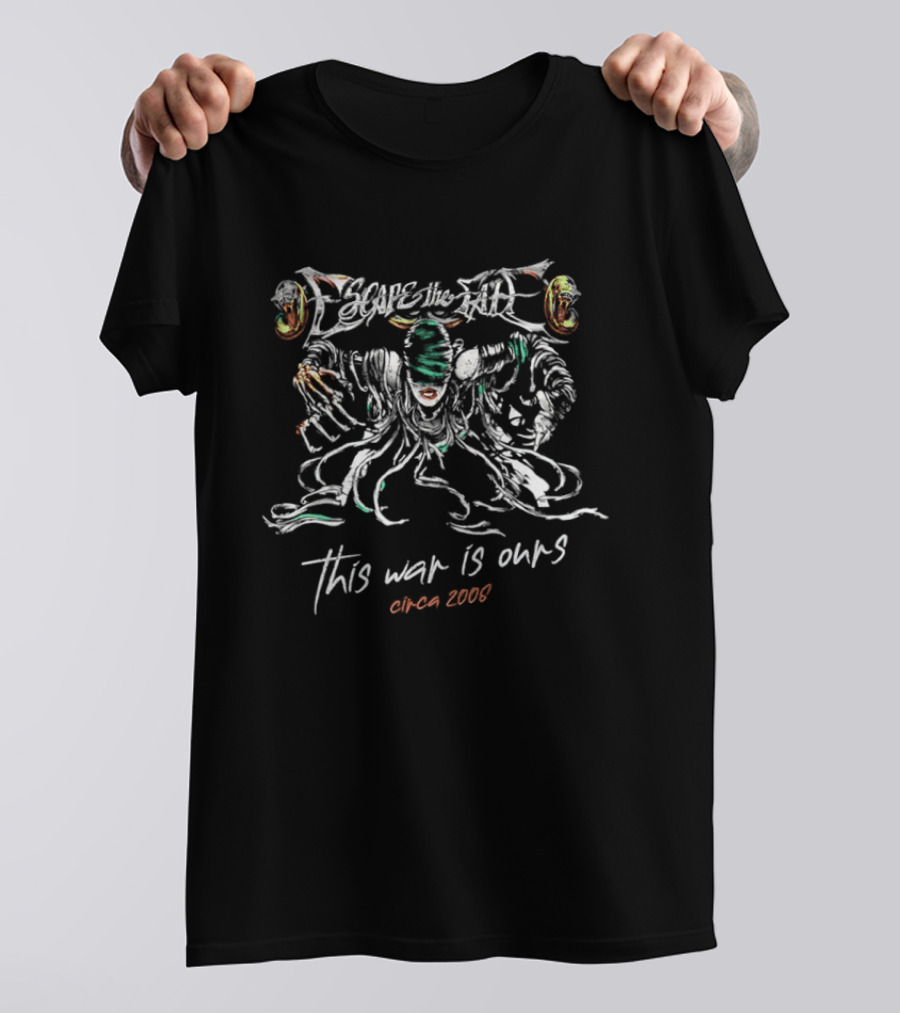 Escape The Fate This War Is Ours Circa 2008 Album T-Shirt