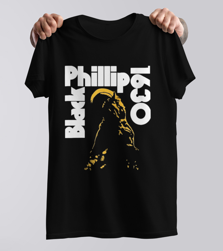 Black Phillip 1630 The Witch A24 Horror Movie T-Shirt