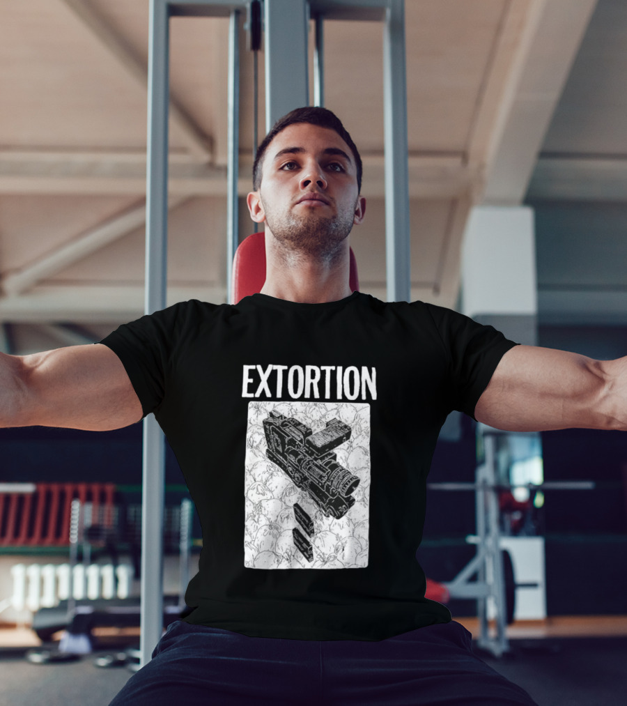 Extortion Band Video Camera Hardcore Punk T-Shirt
