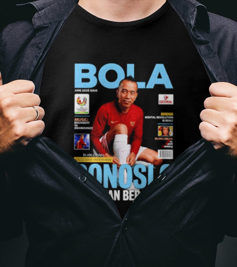 Bola June 2026 Exclusive RONOSLO Aku Akan Berjuang Editorial T-Shirt