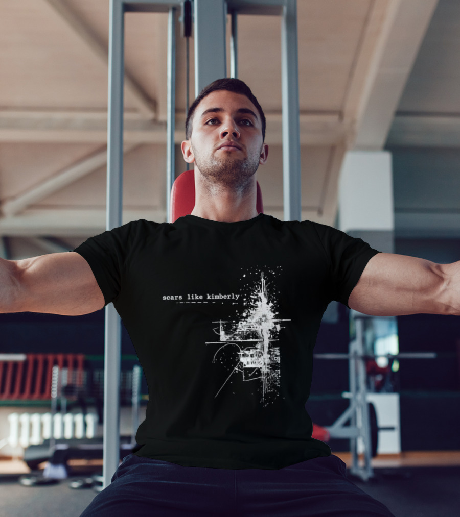 Scars Like Kimberly USA Tour 2026 Abstract White T-Shirt