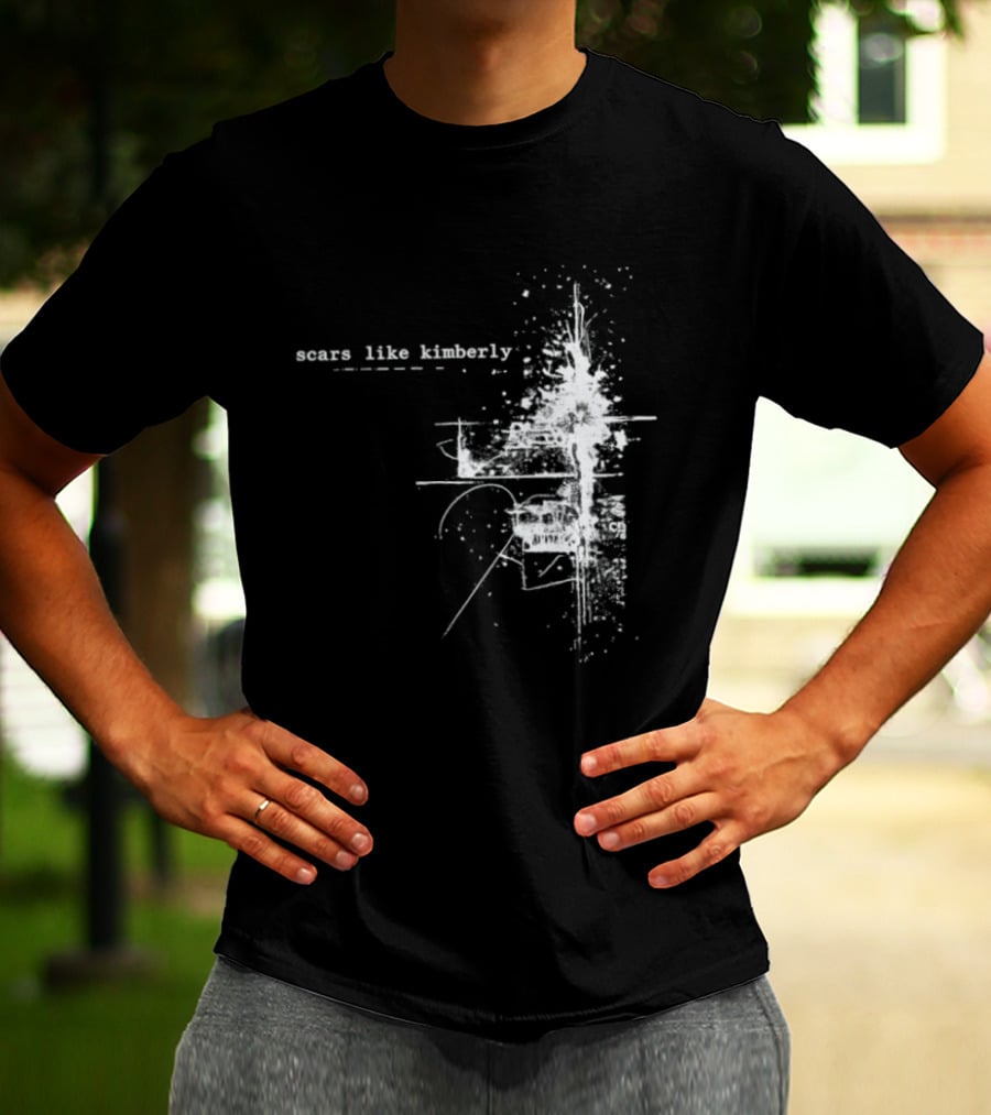 Scars Like Kimberly USA Tour 2026 Abstract White T-Shirt