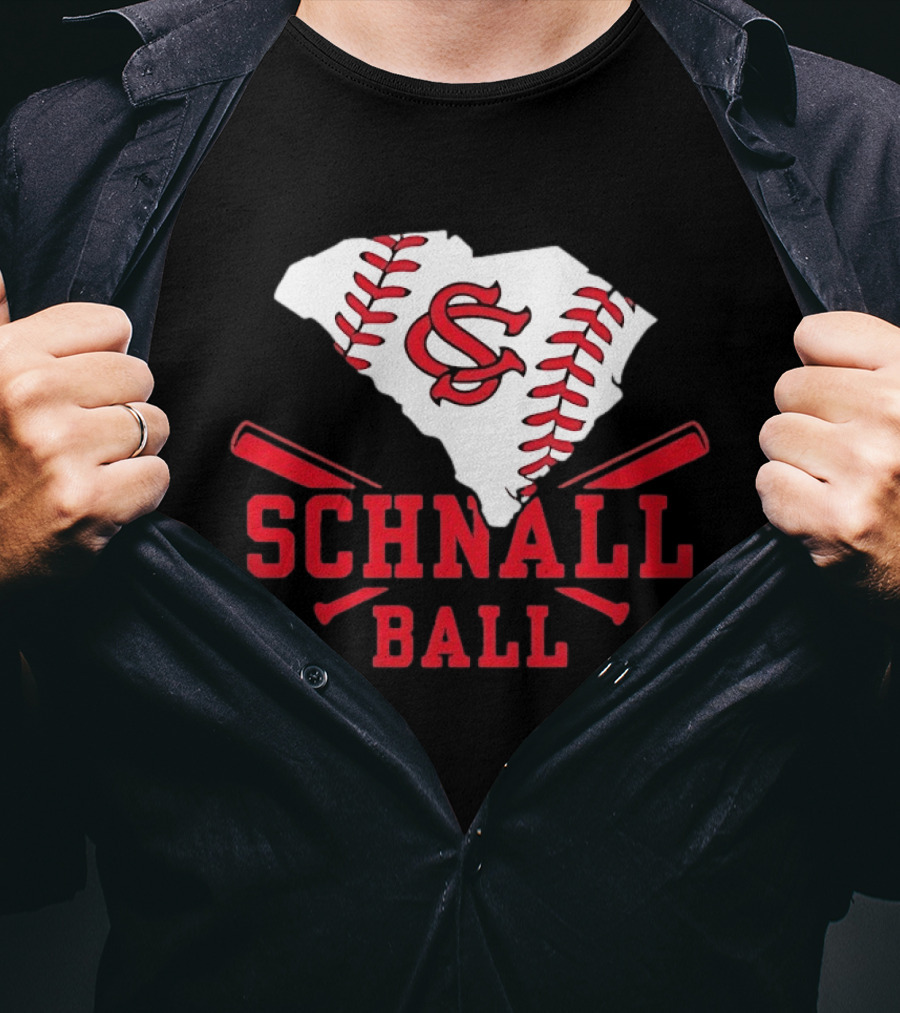 Schnall Ball South Carolina Gamecocks Baseball Paul Mainieri T-Shirt