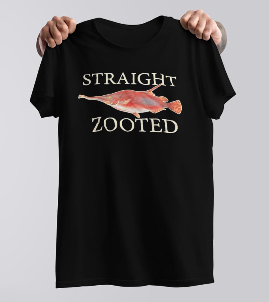 Straight Zooted Elephantnose Fish Marine Biology Nature Zoology Wildlife T-Shirt
