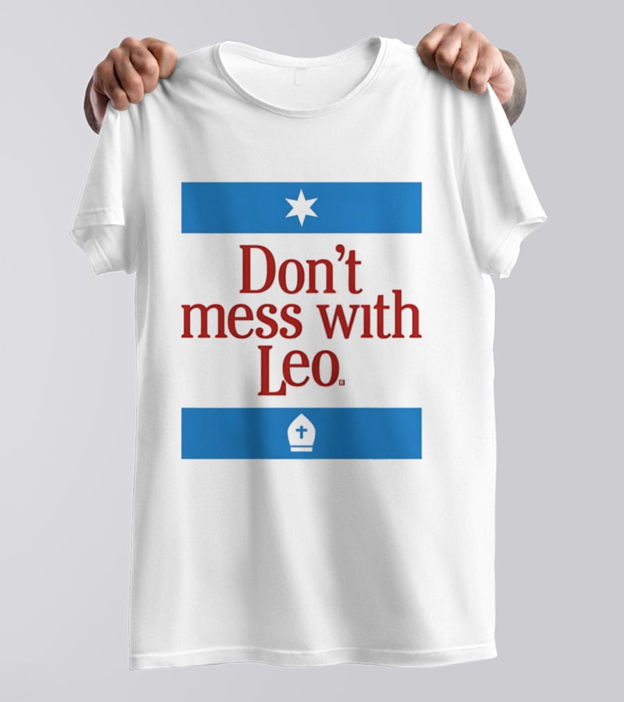 Don't Mess With Leo Mitre Star T-Shirt